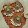 Nouratan Earring with Tikka - Image 3