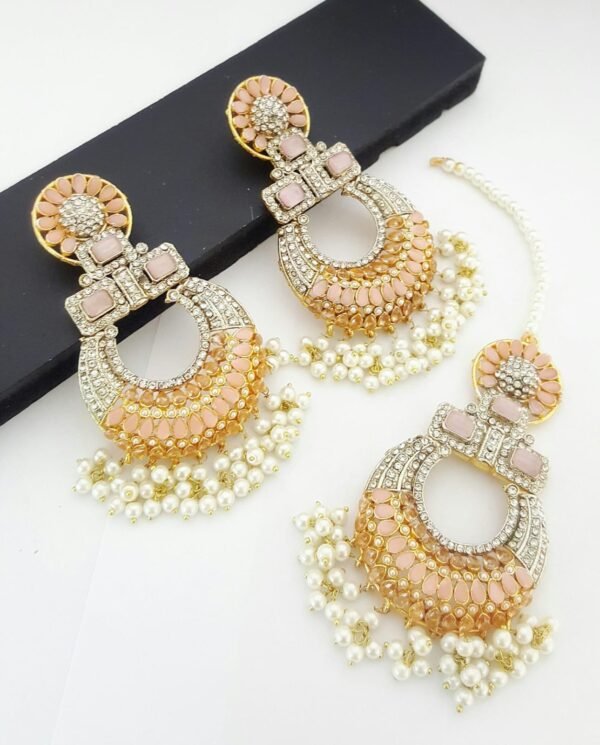 Earrings with Tikka - Image 3
