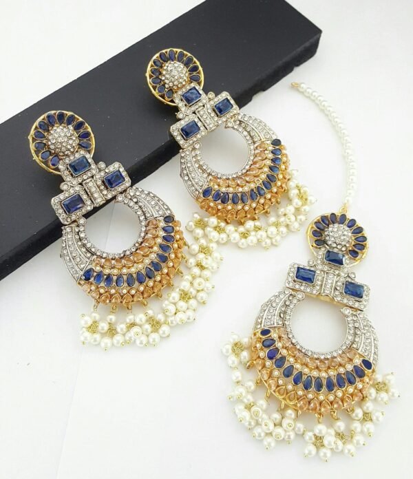 Earrings with Tikka - Image 4