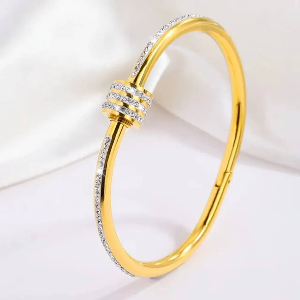 Elegant Gold Plated Handcuff - Image 3