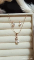 Elegant Pearl Jewelry Set