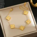 Gold Clover Bracelet