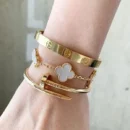 Elegant Gold Bracelet Set