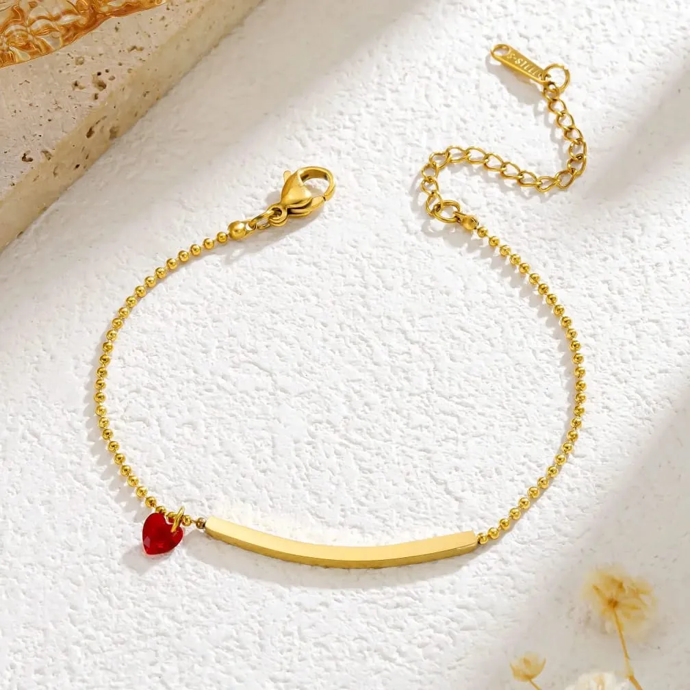 Red Heart Bracelet - Image 3