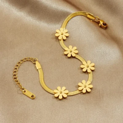 Golden Daisy Bracelet