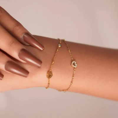 Delicate Zarcon Heart Bracelet