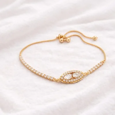 Gold Plated Diamond Bracelet
