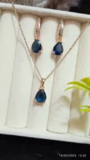 Elegant Sapphire Jewelry Set