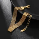 Gold Mesh Bracelet