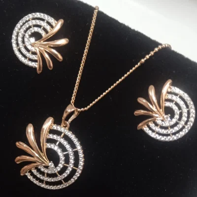 Elegant Spiral Jewelry Set