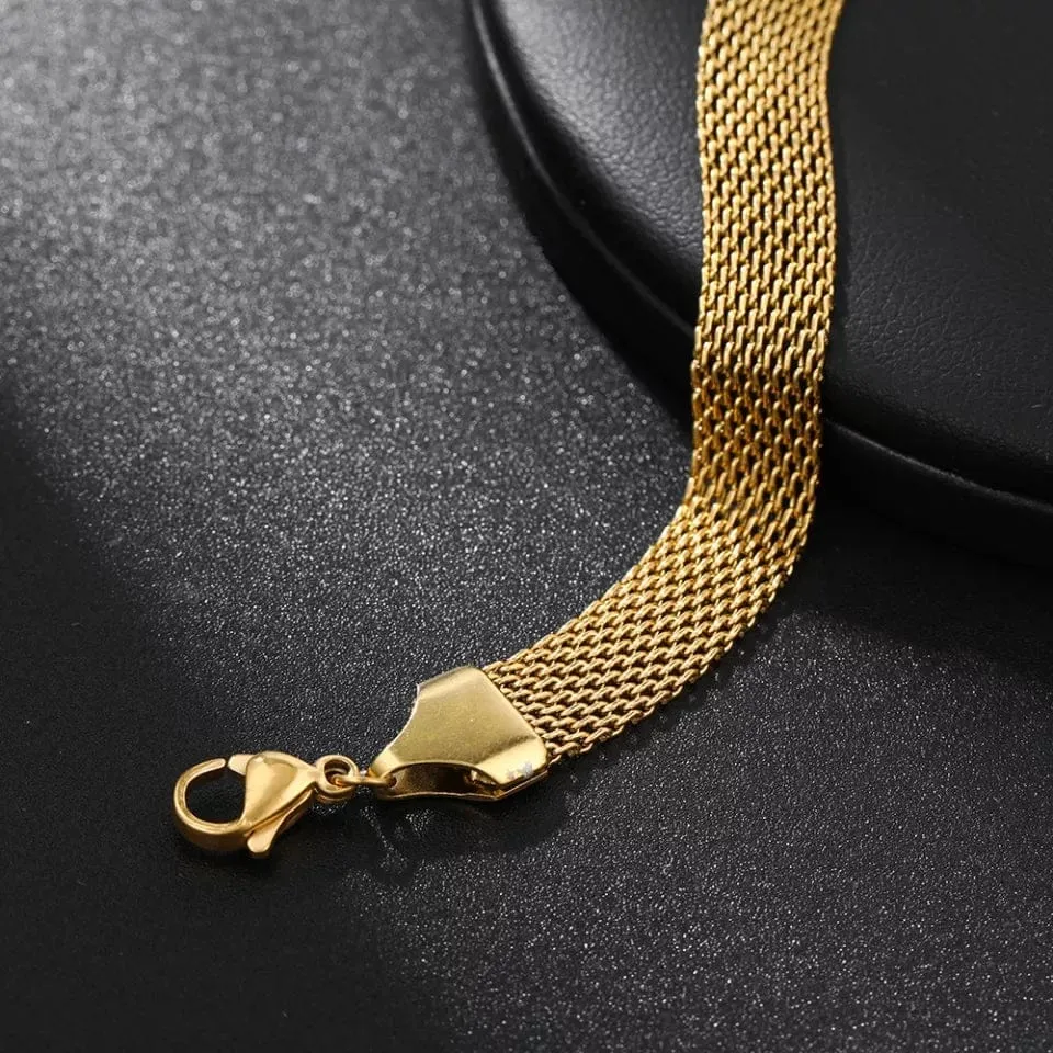 Gold Mesh Bracelet - Image 2