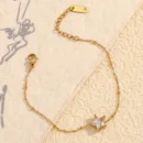 Gold Star Charm Bracelet