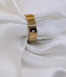 Gold Plated Crystal Ring