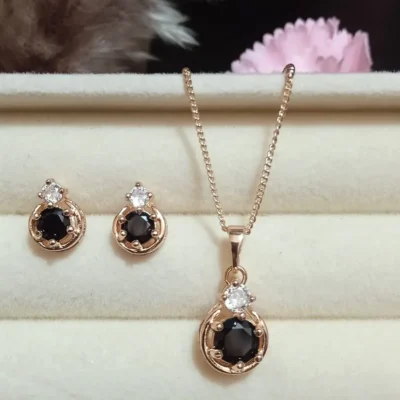 single stone zarcon Jewelry Set