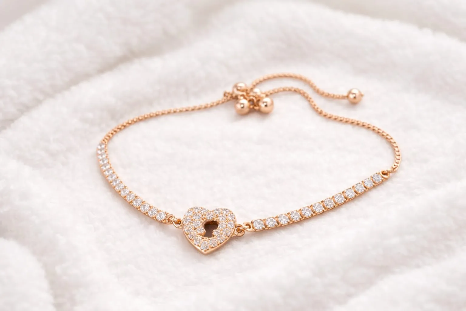 Heart Charm Bracelet