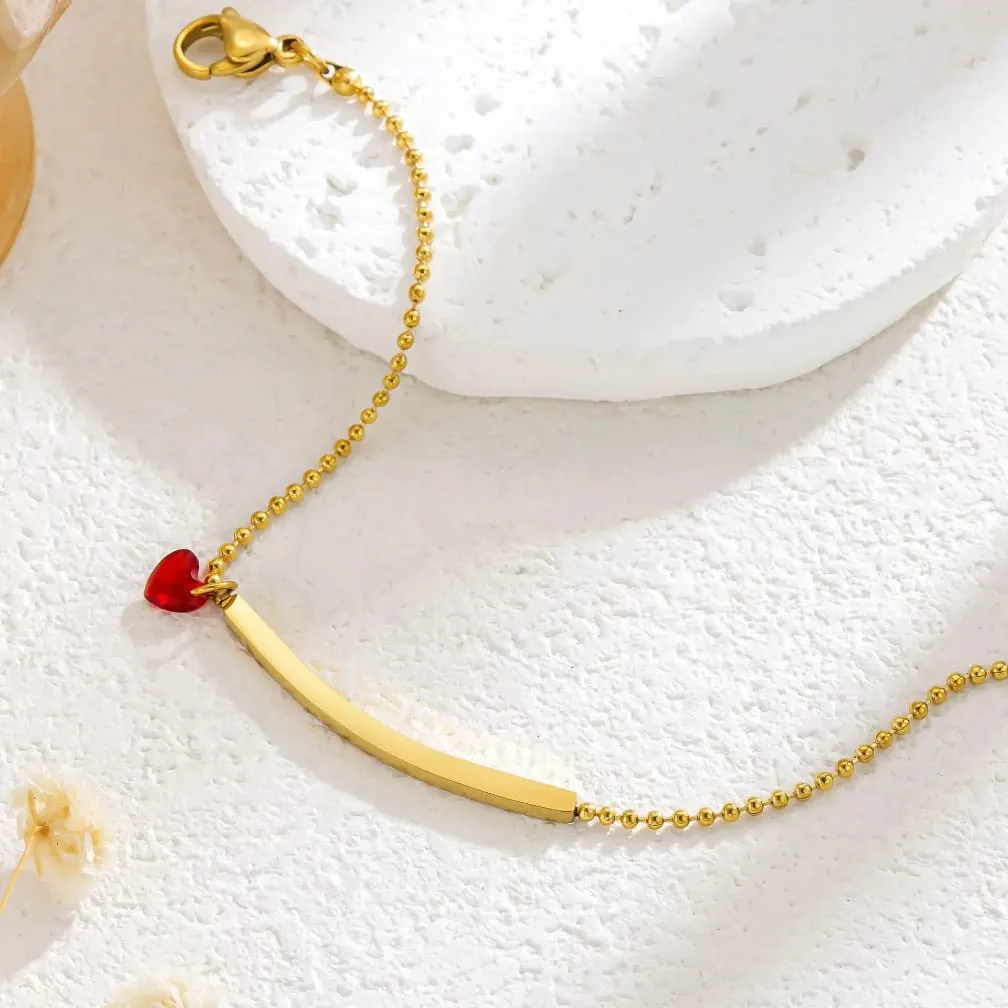 Red Heart Bracelet - Image 2