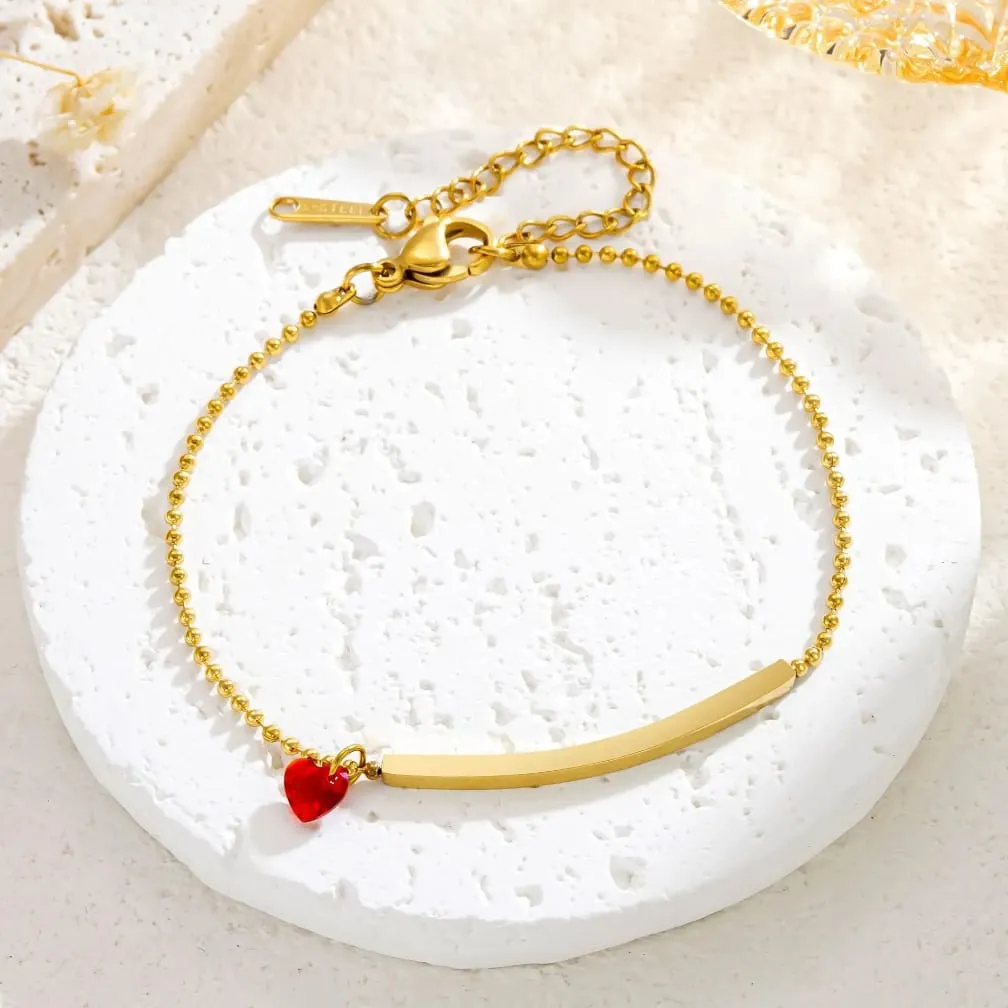 Red Heart Bracelet
