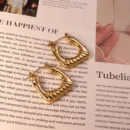 Gold Chunky Hoop Earrings