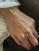Gold Chain Hand Bracelet (Anja)