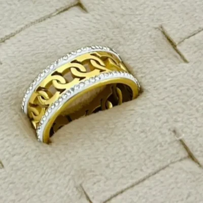 Gold Chain Design Ring