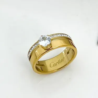 Stainless Steel Cartier Ring - Image 4