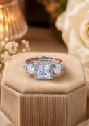 Royal Crystal Adjustable Ring