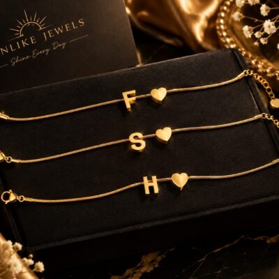Heart Alphabet Bracelet