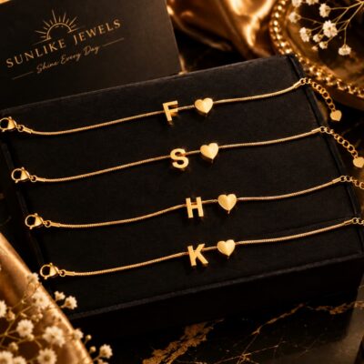 Heart Alphabet Bracelet