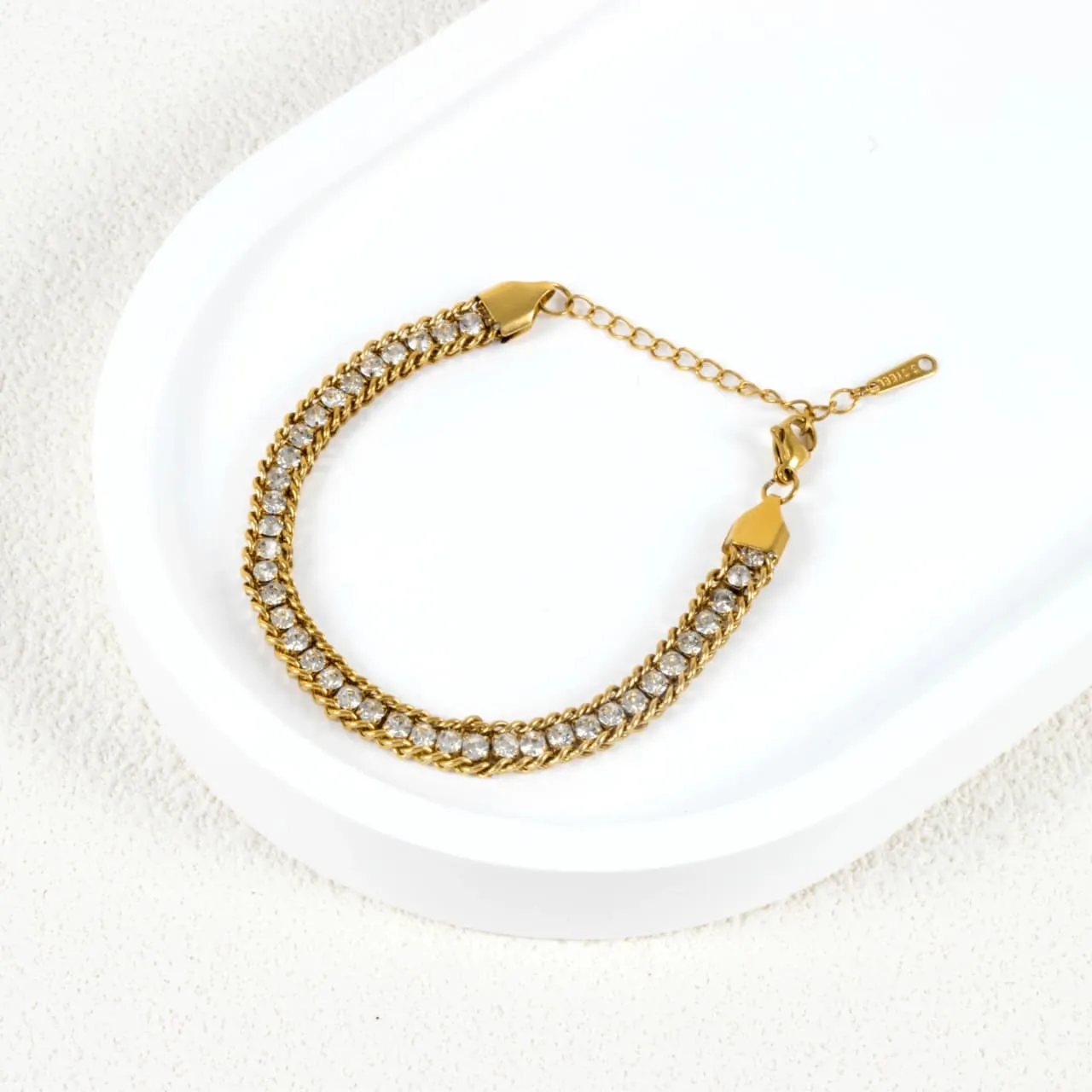 Laster single stone Bracelet